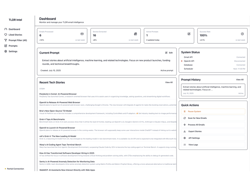 Content Tracker - Screenshot